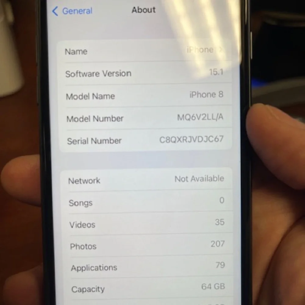 Apple Sleek Black Smartphone